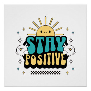 Poster Rester positif