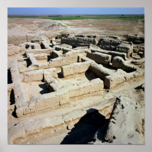 Poster Restes de maisons