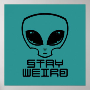 Poster Restez à la tête d'Alien bizarre