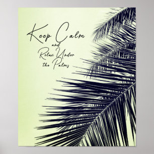 Poster Restez au calme et détendez-vous sous le Palms Bea