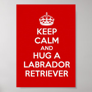 Poster Restez calme et serrez dans vos bras un récupérate