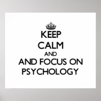 Restez calme et vous concentrer sur la psychologie