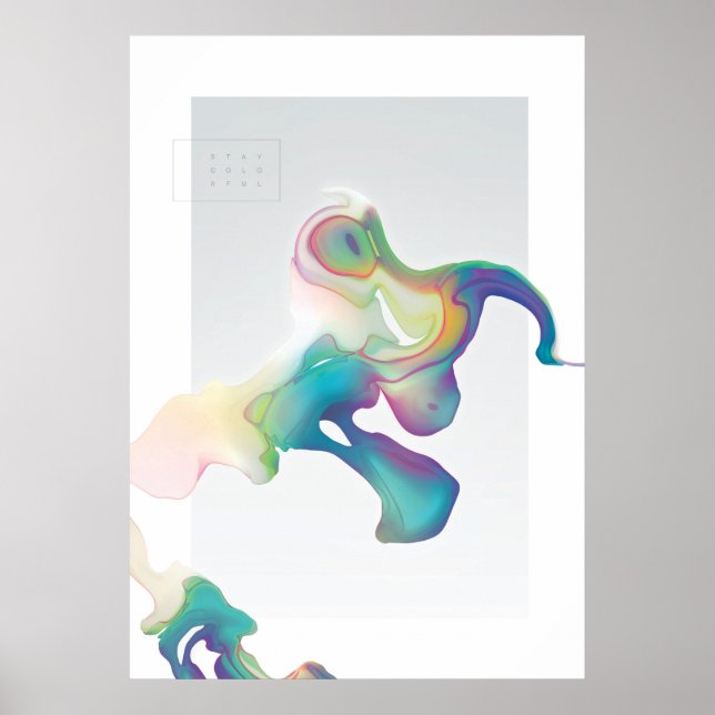 Poster Restez coloré (Devant)