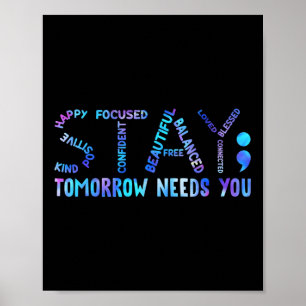 Poster Restez Demain Besoin de vous Sensibilisation à la