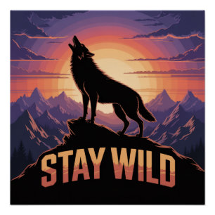 Poster Restez Sauvage