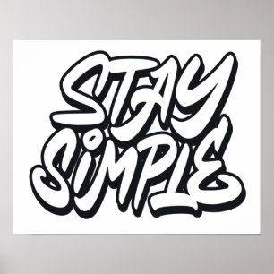 Poster Restez simple