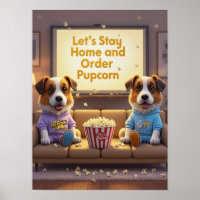 Restons à la maison et commandons des chiens de de