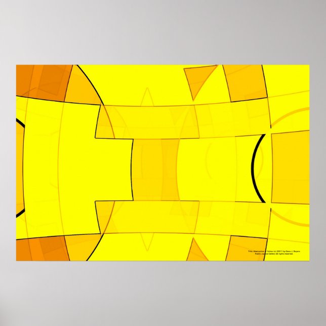 Poster Résumé en jaune (Devant)
