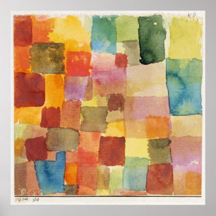 Poster Résumé sans titre par Paul Klee