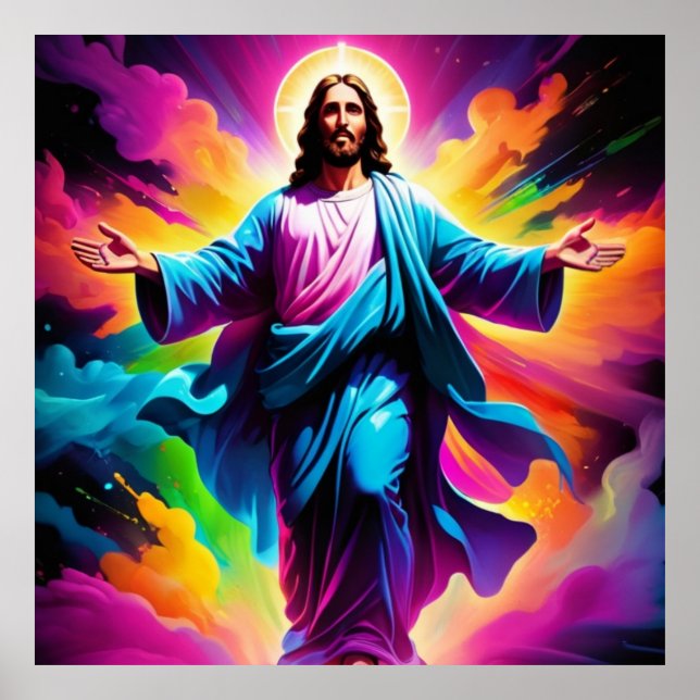 Poster Résurrection de Jésus Christ (Devant)