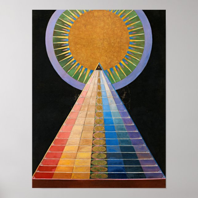 Poster Retable, Groupe X, No.1 par Hilma af Klint (Devant)