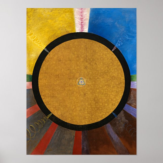 Poster Retable, Groupe X, No 3 par Hilma af Klint (Devant)