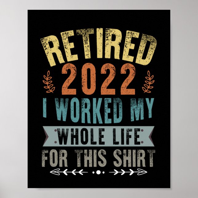 Poster Retired 2022 (Devant)