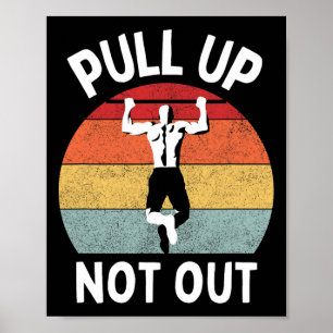 Poster Retirer vers le haut pas de la musculation de la c