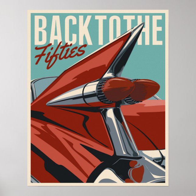 Poster Retour à la les années 50 (Devant)