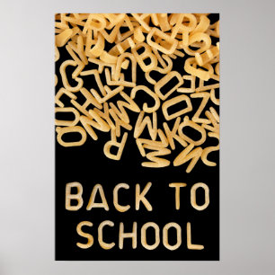 Poster Retour à l'affiche scolaire