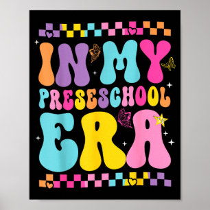 Poster Retour à l'école à l'ère de la maternelle papillon