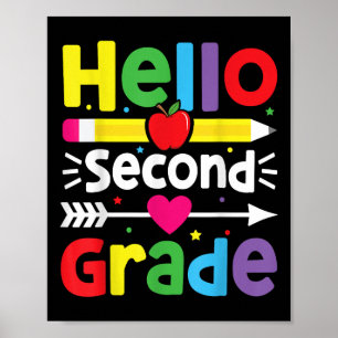 Poster Retour À L'École Bonjour Équipe de 2e année B