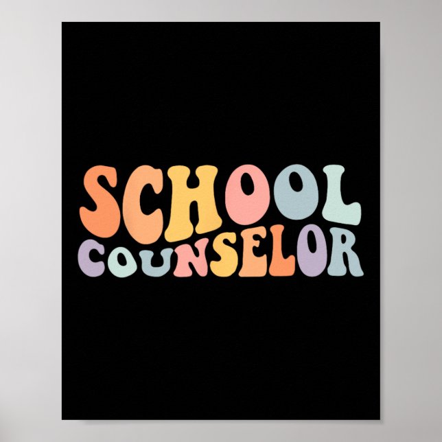 Poster Retour À L'École Orientation Conseiller Enseignant (Devant)