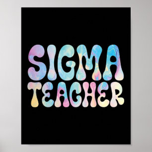 Poster Retour à l'école Sigma Enseignant mème amoureux Hu