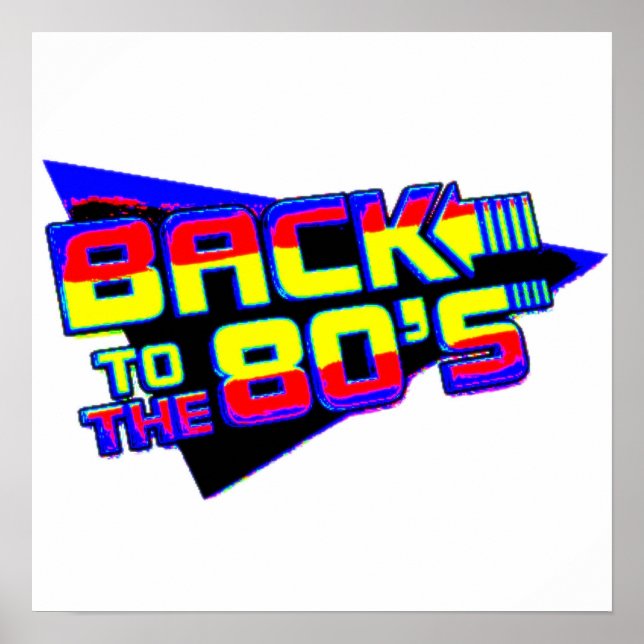 POSTER RETOUR AUX ANNÉES 80 (Devant)