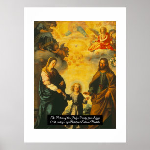 Poster Retour de la Sainte Famille d'Egypte