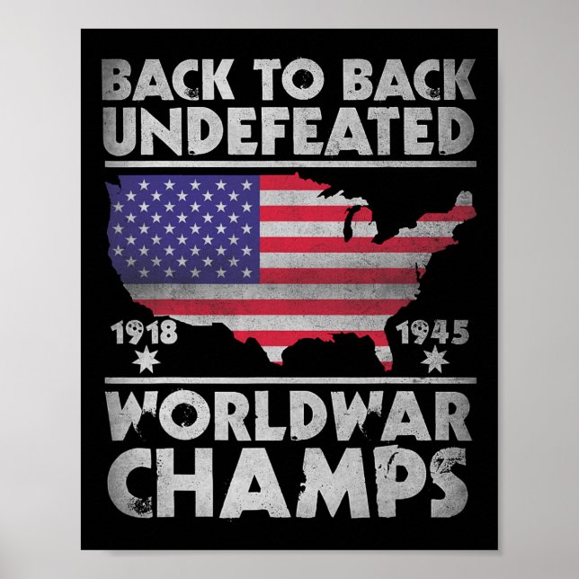 Poster Retour Retour Retour Guerre Mondiale Indéférée Cha (Devant)