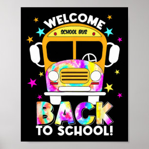 Poster Retourner À L'École Pour Les Conducteurs D'Autobus