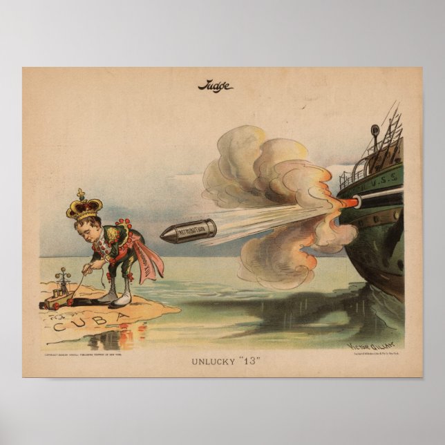 Poster Rétribution contre l'Espagne (Devant)