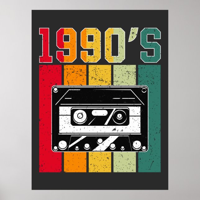 Poster Rétro - années 1990 (Devant)