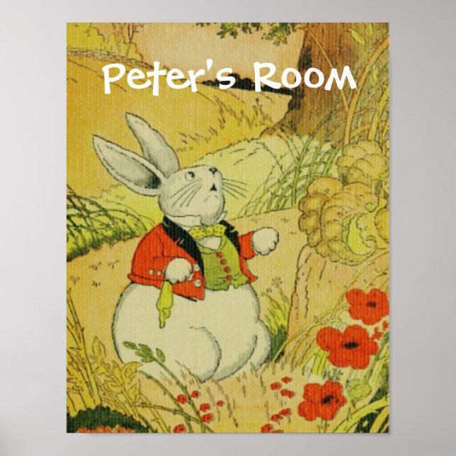 Poster Retro Children's Illustration Texte modifiable (Devant)