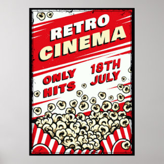 Poster Retro Cinema | Vintage Classic Retro