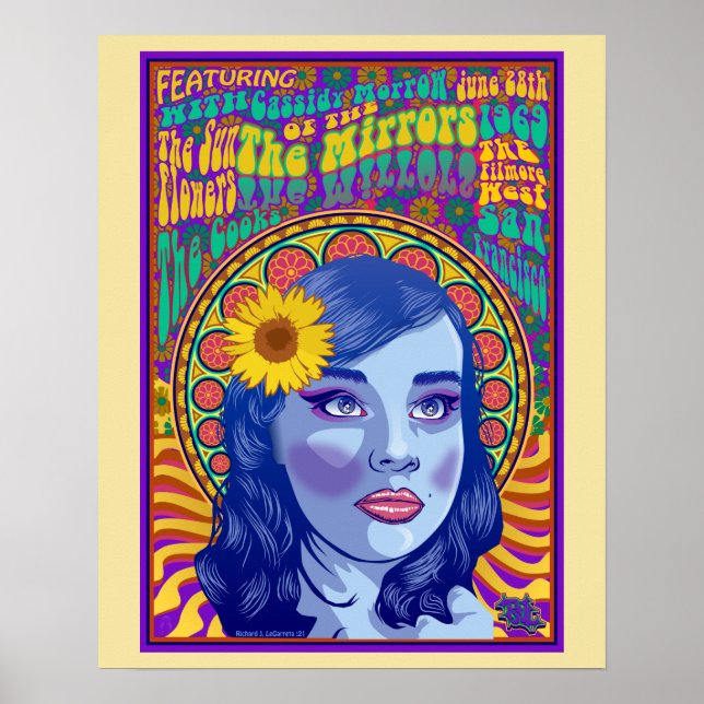 Poster Rétro de l'affiche du Mirrors Band (Devant)