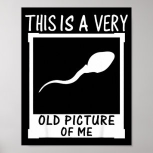 Poster Rétro Drôle C'est Une Très Vieille Photo De Moi Bl