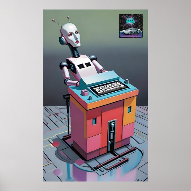 Poster Retro-Electro Chatter (Devant)