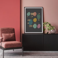 Retro Espace Atmosphérique Moyen Siècle Moderne