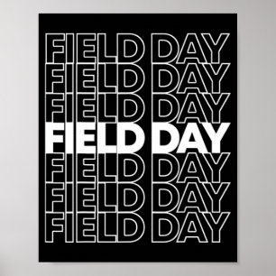 Poster Retro Field Day