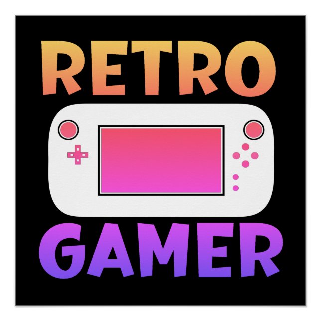 POSTER RETRO GAMER (Devant)