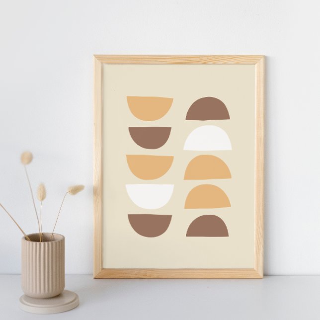 Poster Rétro geometric pattern (Créateur téléchargé)