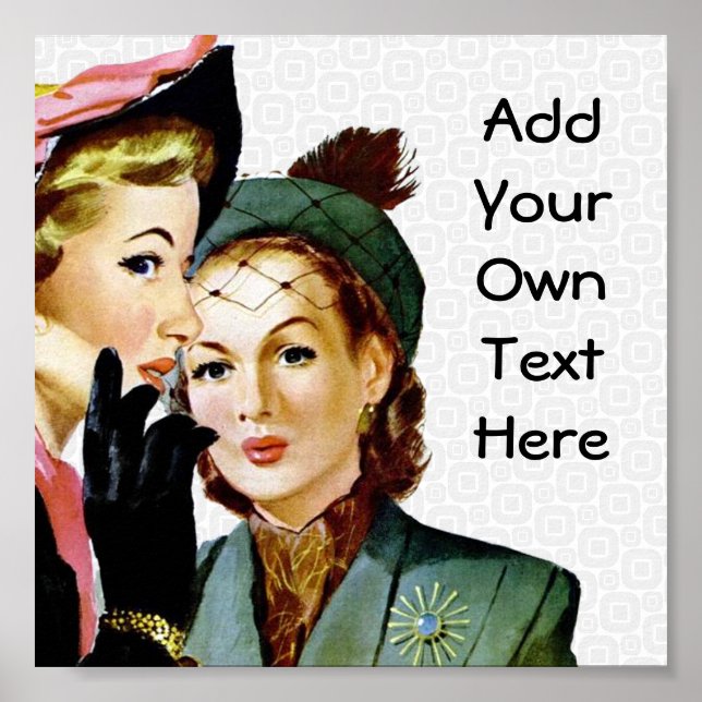 Poster Retro Gossip (Devant)