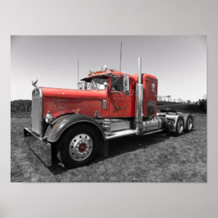 Poster Retro Kenworth