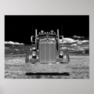 Poster Retro Kenworth Frontal (modifier #2)