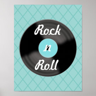 Poster Retro Musique Art Mur Décor