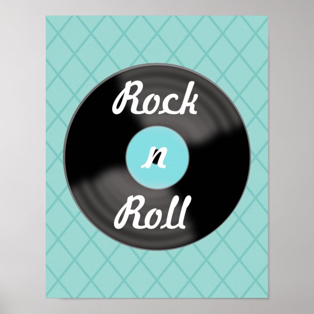 Poster Retro Musique Art Mur Décor (Devant)