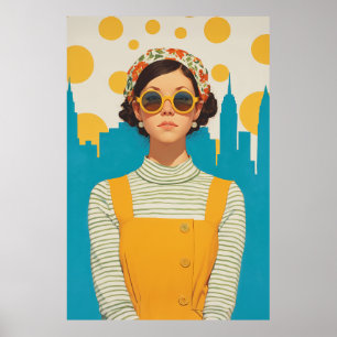 Poster Retro New York Sunshine