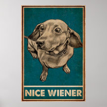 Retro Nice Butt Dachshund chien citations amusante