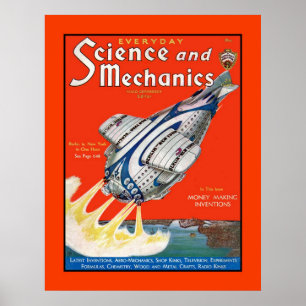 Poster Retro Science Fiction 1931