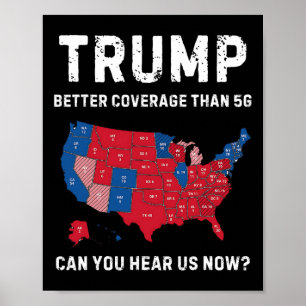 Poster Retro Trump Meilleure Couverture Que 5g Pouvez-Vou