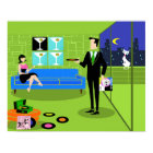 Poster rétro Urban Couple