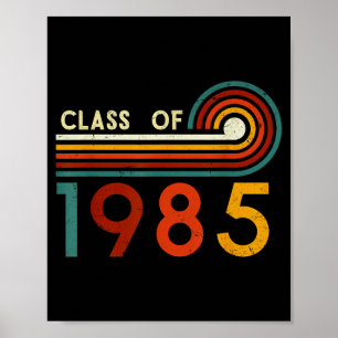 Poster Retro vintage promotion 1985 retrouvailles 40e